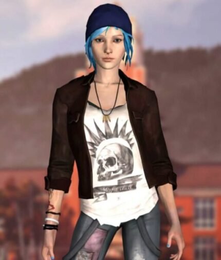 Chloe Price Life Is Strange True Colors Dark Brown Leather Jacket