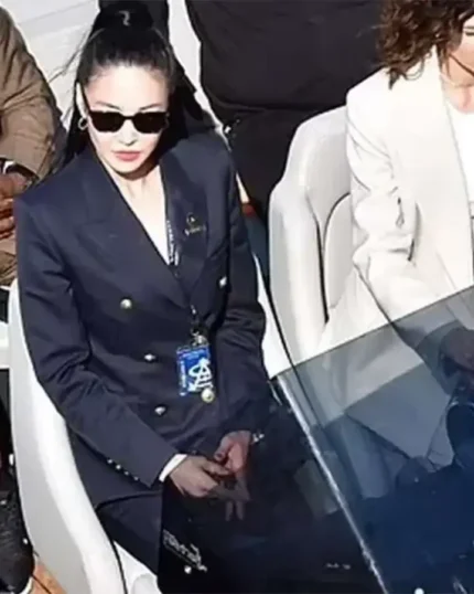 Kim Yoon-ji Lift Blue Suit