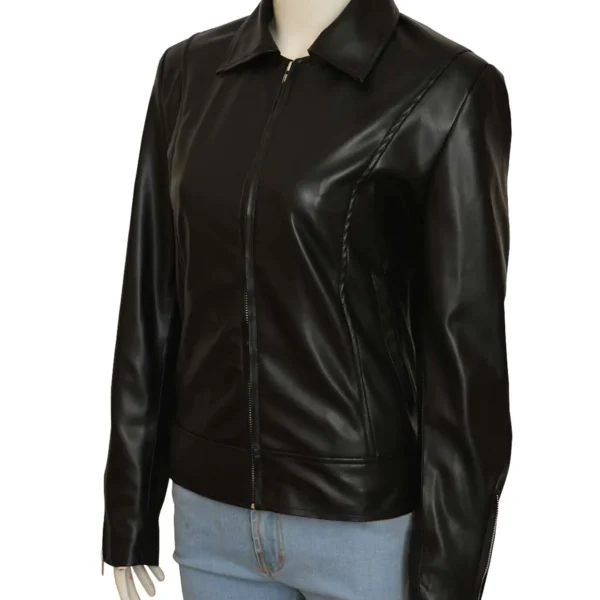 Lucifer Chloe Decker Real Leather Black Jacket