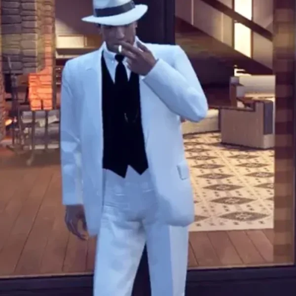  Mafia Don Morrelo White Suit