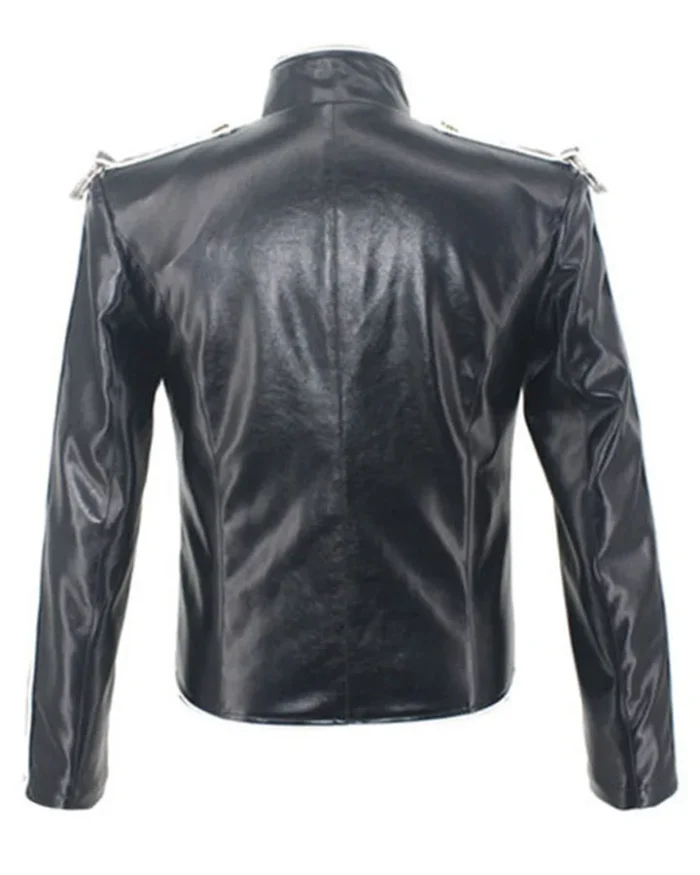 Michael Jackson Black Stand Up Collar Jacket