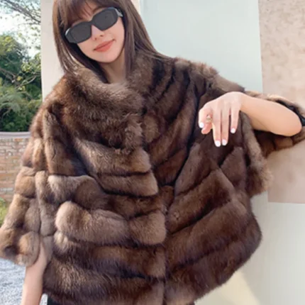 Xanthe Faux Mink Fur Coat