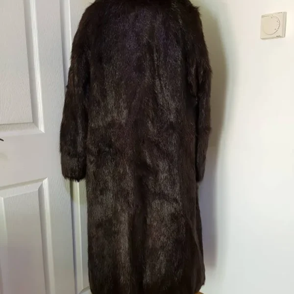 Nash Vintage Mink Fur Dark Brown Coat