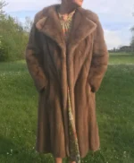 Laurie Vintage Mink Fur Light Bown Coat