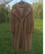 Laurie Vintage Mink Fur Light Bown Coat