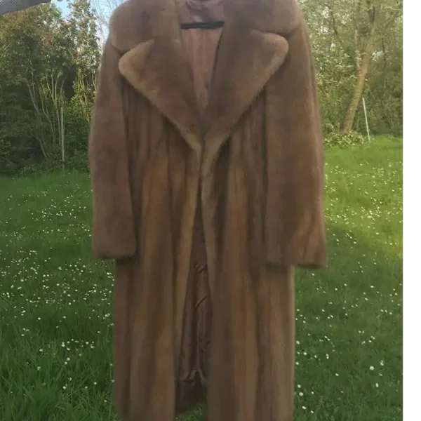 Laurie Vintage Mink Fur Light Bown Coat