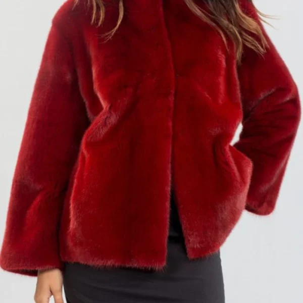  Ernest Mink Fur Red Coat