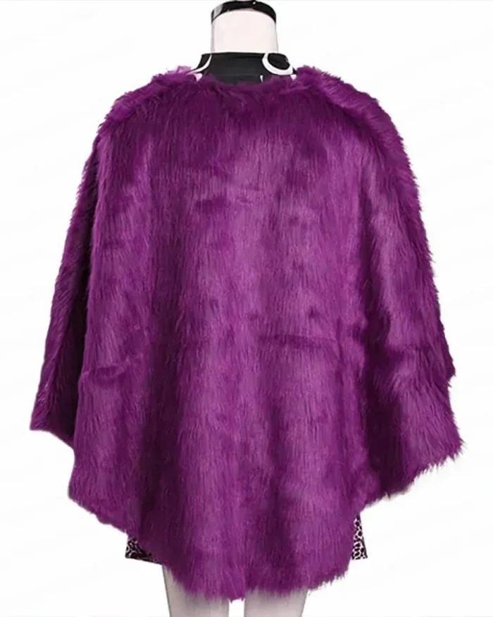 Monster High The Movie Clawdeen Wolf Purple Fur Jacket