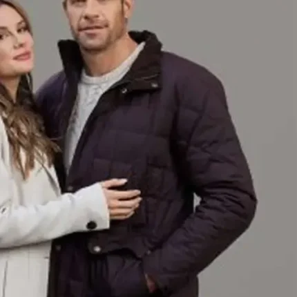 Stephen Huszar Navigating Christmas Quilted Jacket