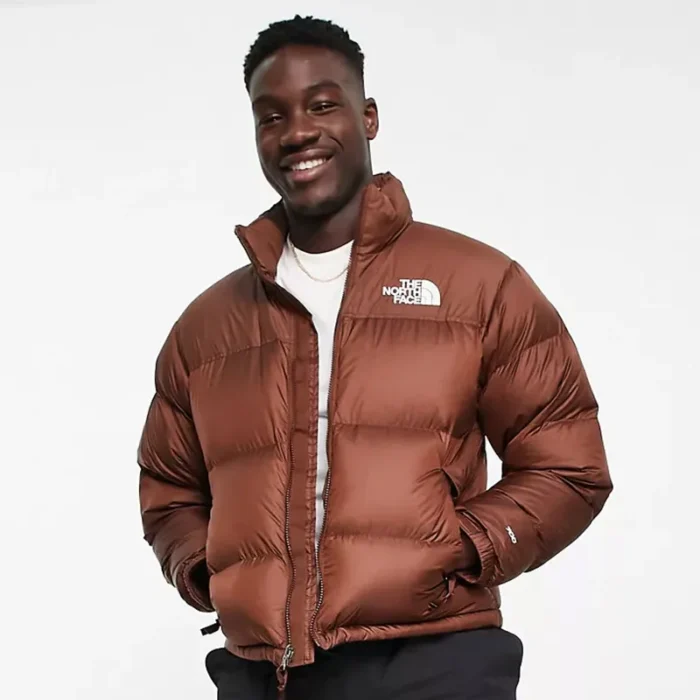 North Face Brown Puffer Jacket