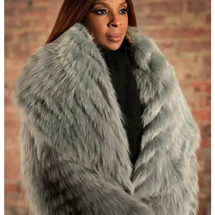 Power Book II Ghost Monet Grey Fur Coat