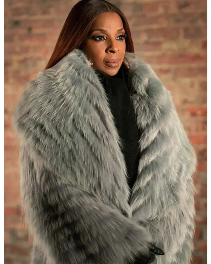 Power Book II Ghost Monet Grey Fur Coat