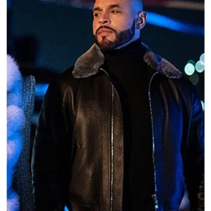 Power Book II Ghost S02 Lorenzo Tejada Leather Bomber Jacket