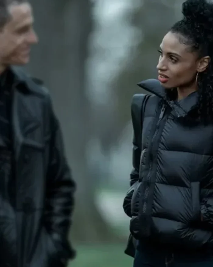 Power Book IV Gloria Black Puffer Jacket