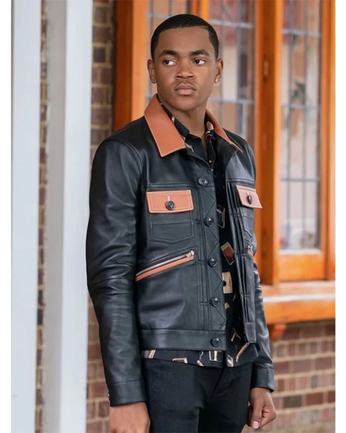 Tariq St Patrick Power Book II Ghost Leather Jacket