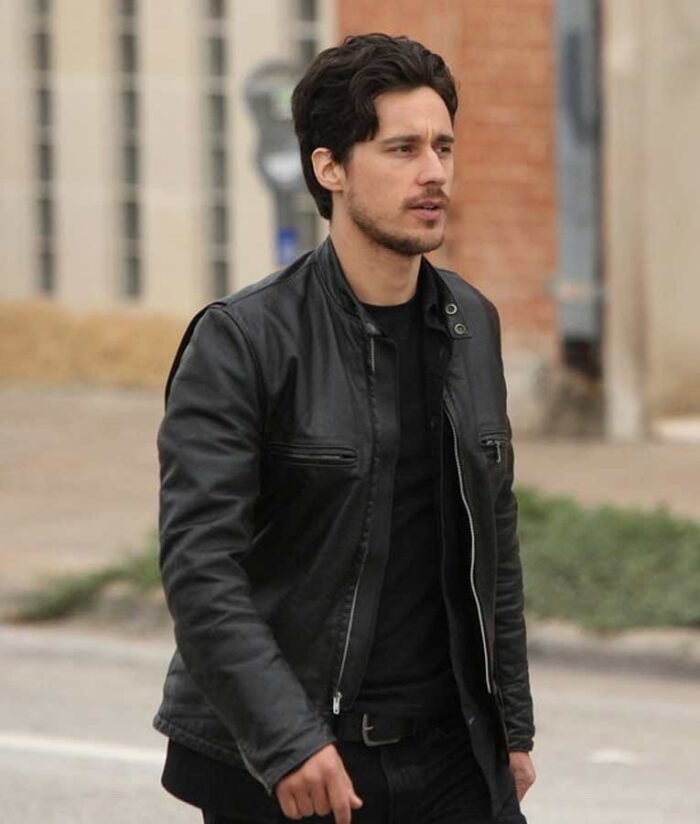 James Queen of The South Black Leather Jacket