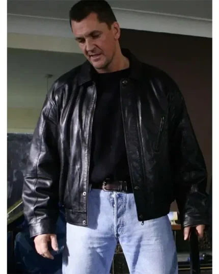 Rise of the Footsoldier 2023 Craig Fairbrass Black Leather Jacket