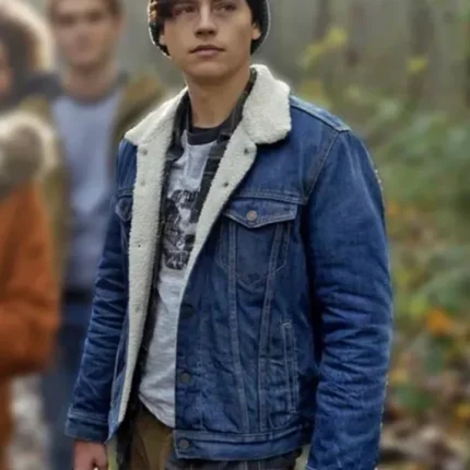 Cole Sprouse Riverdale Denim Fur Jacket