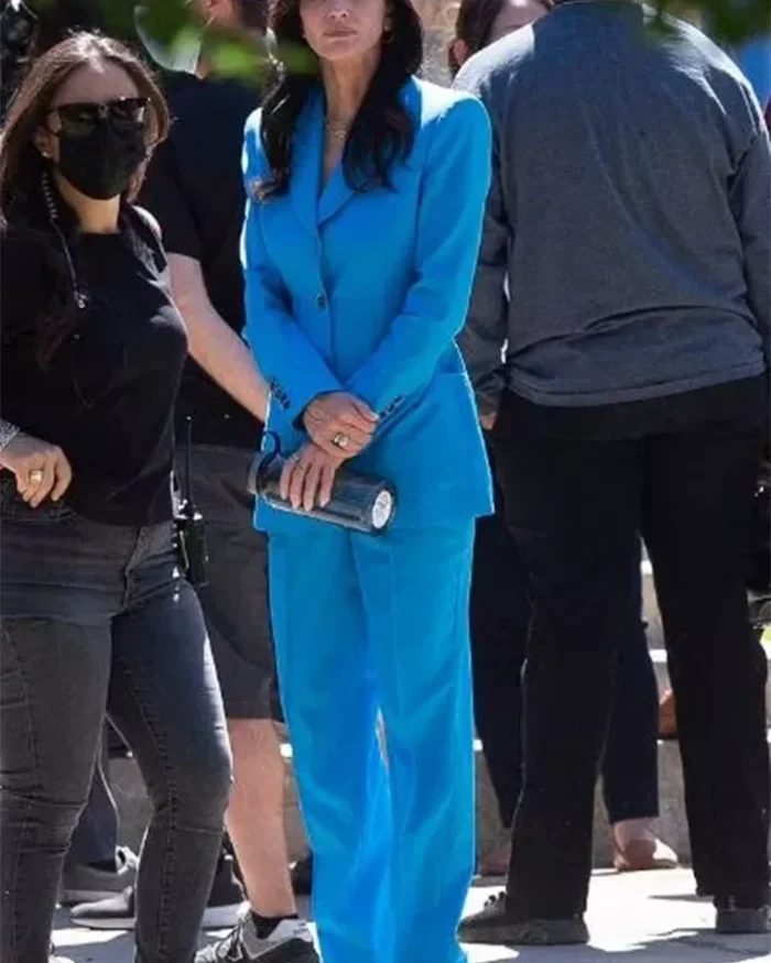 Scream 6 Gale Weathers Blue Suit