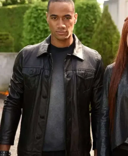 Nykeem Provo Shadowhunters Black Leather Jacket