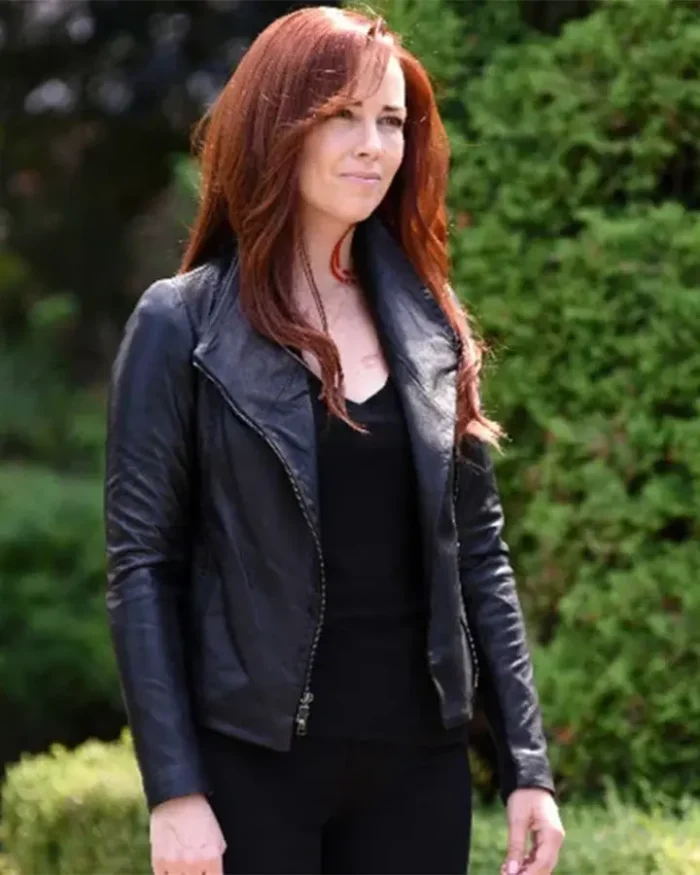 Shadowhunters Jocelyn Fray Black Leather Jacket