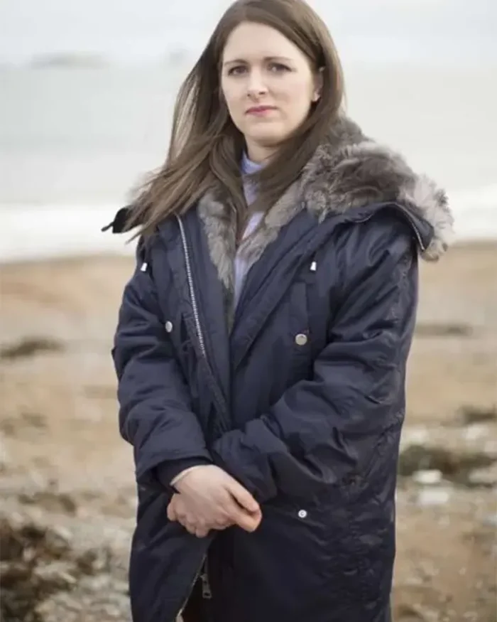 Shetland DS Alison McIntosh Blue Hooded Jacket