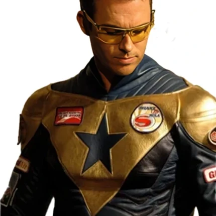 Smallville S10 E18 Booster Gold Costume Jacket