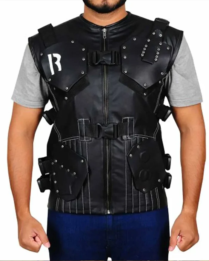 Dwayne Johnson GI Joe Retaliation Black Leather Vest