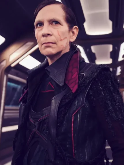 Star Trek Picard 2023 S03 Amanda Plummer Black Coat