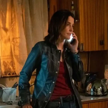 Cobie Smulders Stumptown Dex Black Leather Jacket