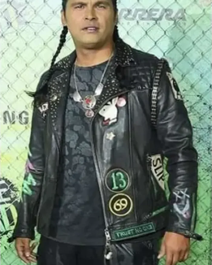 Adam Beach Suicide Squad Slipknot Biker Jacket