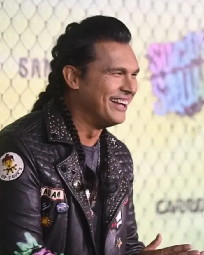 Adam Beach Suicide Squad Slipknot Biker Jacket