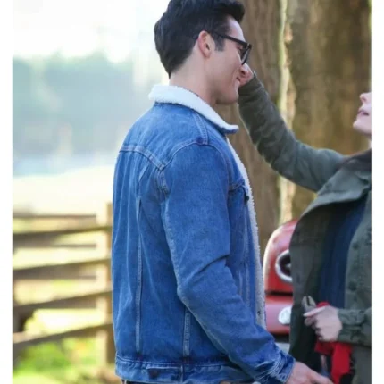 Superman and Lois Clark Kent Denim Blue Jacket