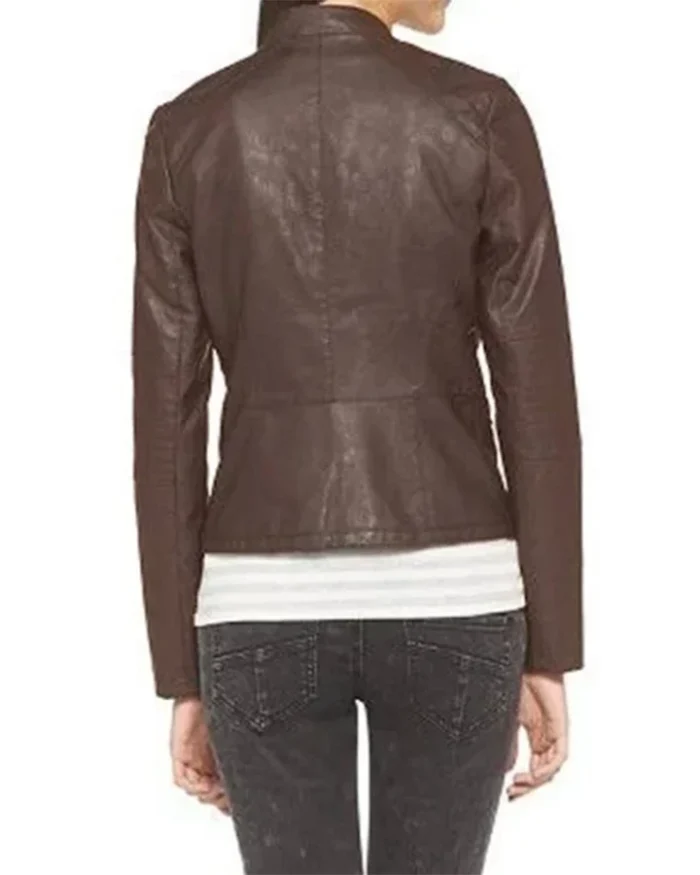 Teen Wolf Hayden Romero Brown Leather Jacket