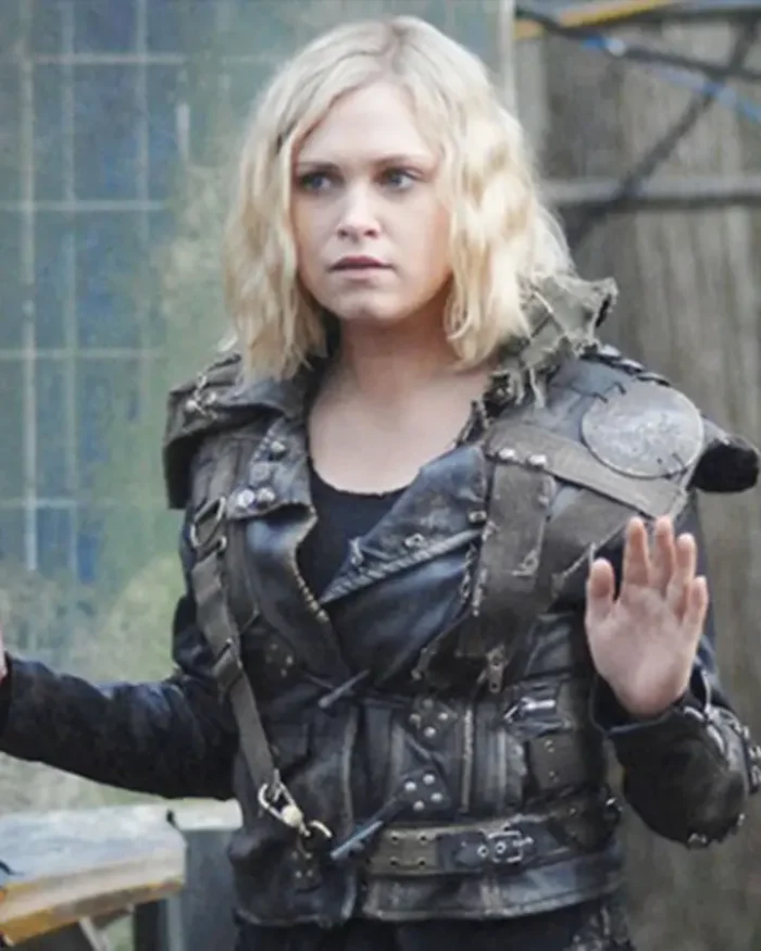 Eliza Taylor The 100 S07 Clarke Griffin Black Leather Jacket