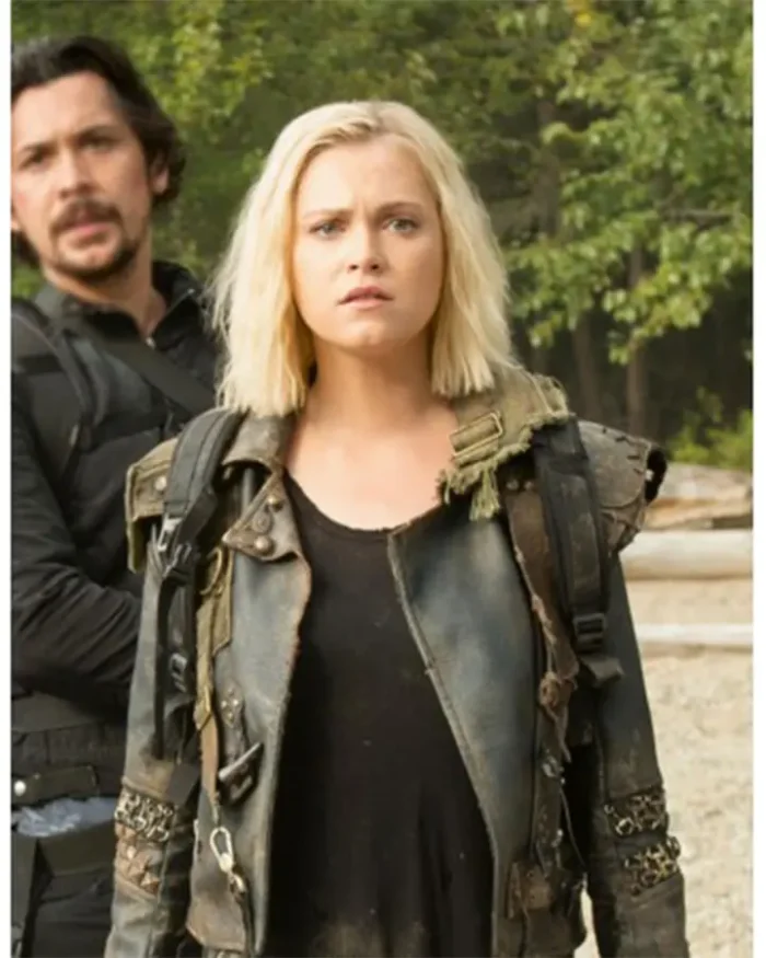 Eliza Taylor The 100 S07 Clarke Griffin Black Leather Jacket