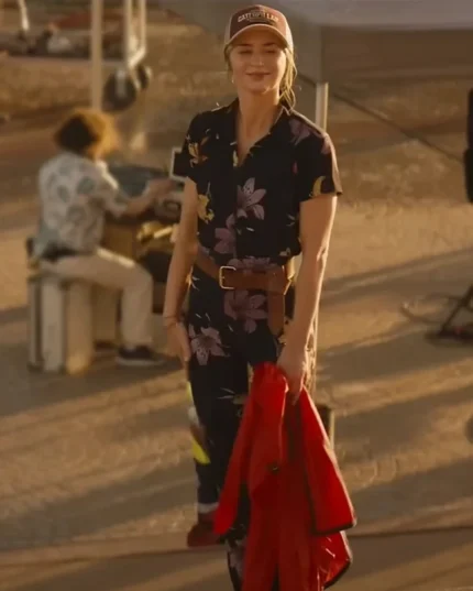 Emily Blunt the Fall Guy 2024 Floral Jumpsuit