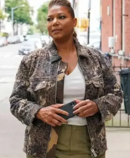 Queen Latifah The Equalizer S03 E02 Camo Print Jacket