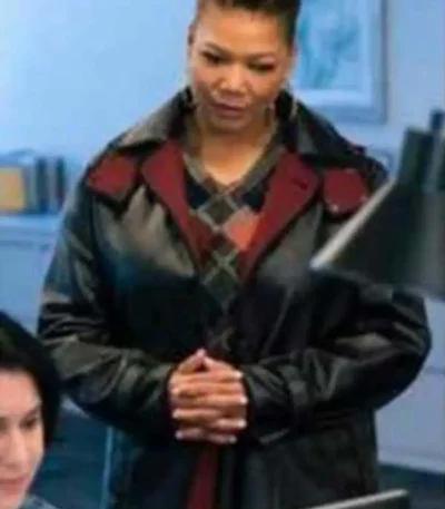 The Equalizer S01 EP07 Queen Latifah Black Leather Coat