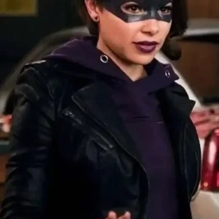  Nora West Allen The Flash S05 Black Leather Jacket