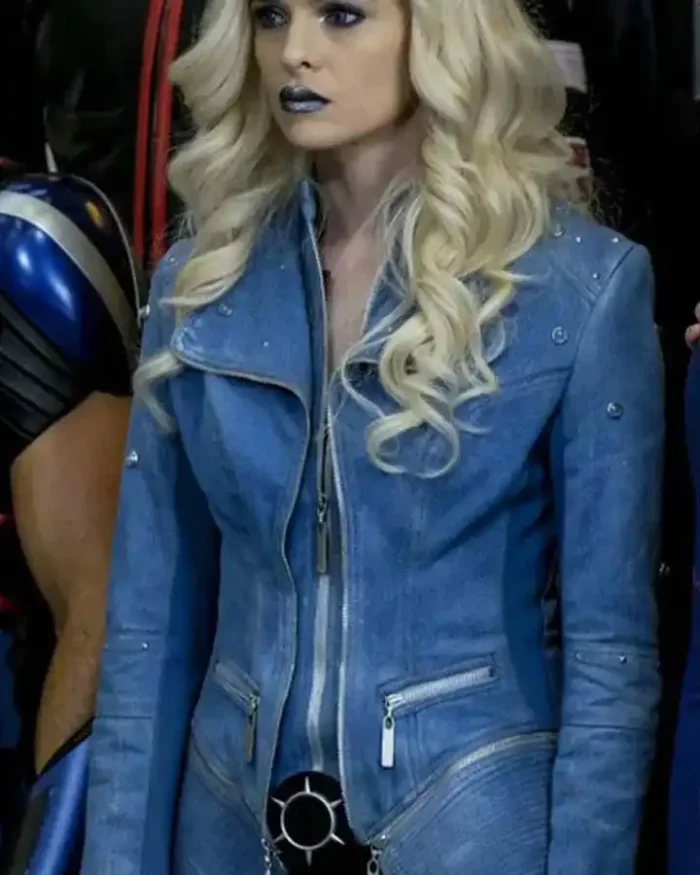 Caitlin Snow the Flash S04 Denim Jacket