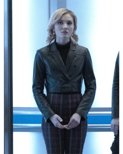 Skyler Samuels The Gifted Cropped Jacket