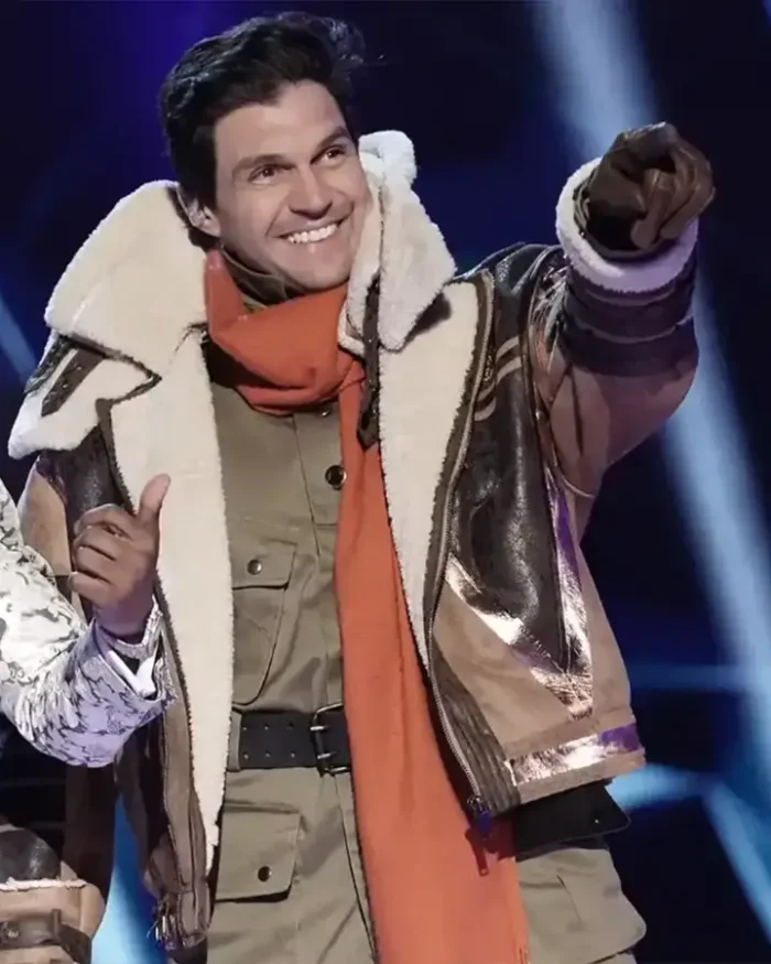 The Masked Singer Rhino Brown Leather Jacket