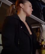 911 Lena Bosko Black Biker Leather Jacket