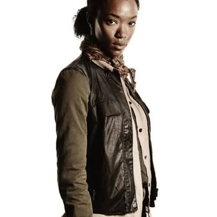 The Walking Dead Sasha Williams Leather Vest