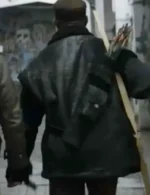 The Walking Dead Daryl Dixon Fallou Boukar Black Shearling Vest