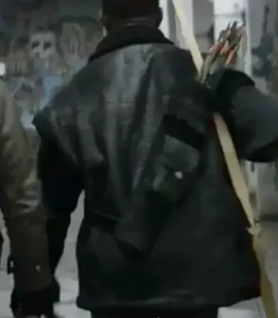 The Walking Dead Daryl Dixon Fallou Boukar Black Shearling Vest