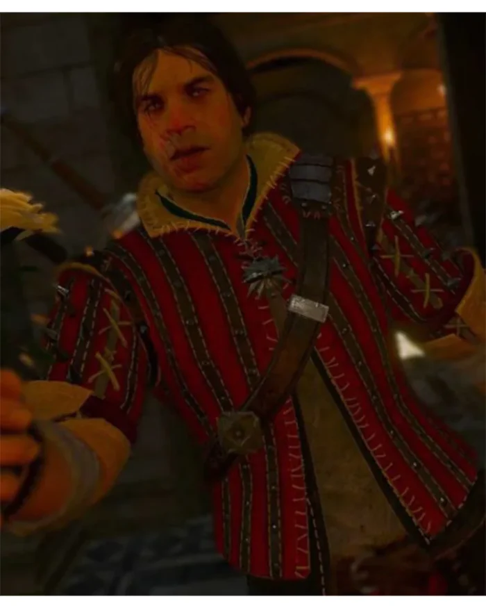 Eskel Red Jeans Jacket The Witcher Season 3