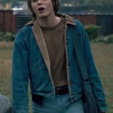 Stranger Things Jonathan Byers Sherpa Denim Jacket