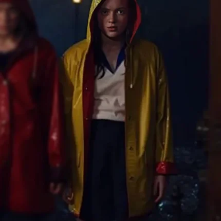 Stranger Things Max Mayfield Red and Yellow Coat